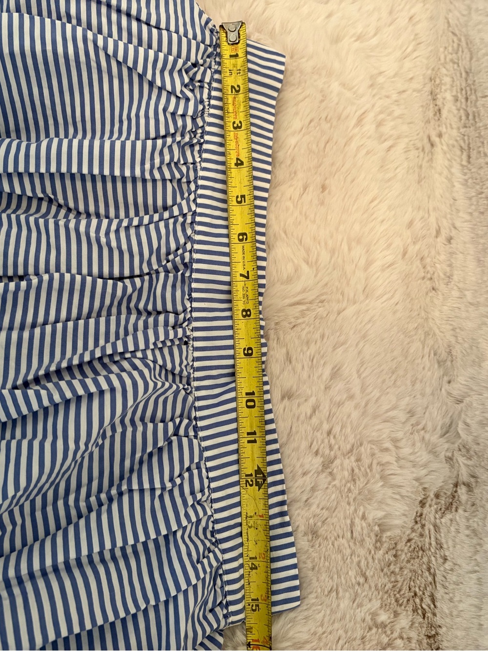 Vineyard Vines Blue and White Striped Midi Skirt - Picture 5 of 7